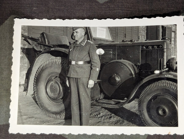 Lot of 8 Photos of Luftwaffe Soldiers, Planes, Vehicles, Etc.