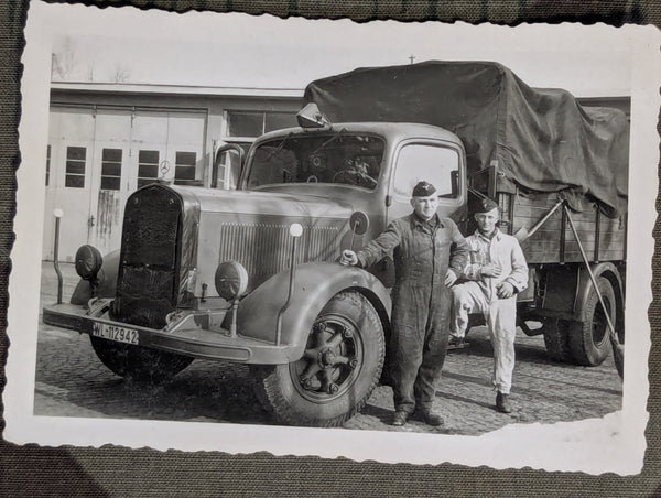 Lot of 8 Photos of Luftwaffe Soldiers, Planes, Vehicles, Etc.