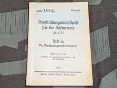 Ausbildungsvorschrift für die Infanterie Die Maschinengewehrkompanie Book 1944