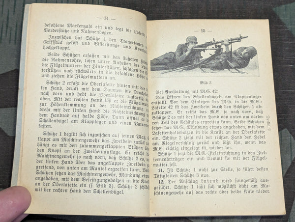 Ausbildungsvorschrift für die Infanterie Die Maschinengewehrkompanie Book 1944