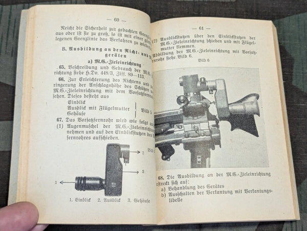 Ausbildungsvorschrift für die Infanterie Die Maschinengewehrkompanie Book 1944