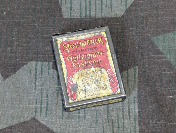 Prewar Stollwerck Peppermint Vending Machine Tin