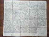 XIX 2 K.S. Armeekorps 1907 Fall Training Map Leipzig