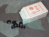 Original Lux Prym Steel Trouser Buttons 17mm (Lot of 5)