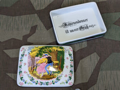 Reproduction Bavarian Artillery Soldier's Porcelain Keepsake Box