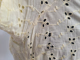 Pale Yellow Eyelet Dress <br> (B-47" W-42" H-49")