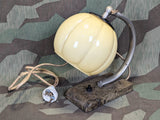 Period German Marble Base Desk Lamp