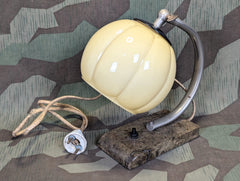 Period German Marble Base Desk Lamp