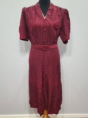 Dark Red Dress <br> (B-48" W-40" H-47")