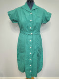Green Workwear Uniform Dress <br> (B-42" W-37" H-45")