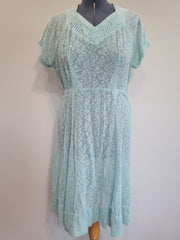 Lightweight Teal Dress <br> (B-44" W-36" H-48")