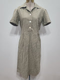 Diamond Gemstone Print Dress <br> (B-36.5" W-30" H-39")
