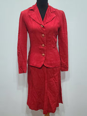 Red Skirt Suit <br> (B-35" W-25.75" H-36")