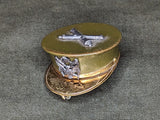 Artillery Army Hat Sweetheart Brooch