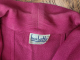 Fuchsia Rayon Dress <br> (B-37" W-30" H-42")
