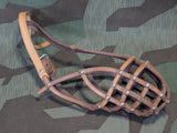 German Leather Dog Muzzle