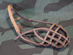 German Leather Dog Muzzle