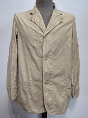 Vintage Men's WWII 1930s 1940s Tan Workwear Jacket 