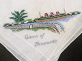 Queen of Bermuda Ship Hankie