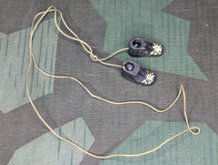 Tiny Wooden Gebirgs Boots Necklace