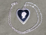 Vintage WWII Mercury Dime Heart Necklace