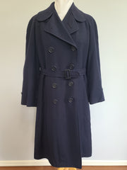 WAVES Overcoat with Liner Named <br> (43" Bust & Waist)