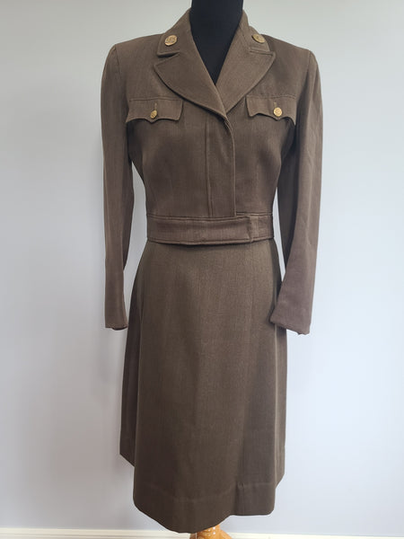 WAC Ike Jacket and Skirt <br> (B-38" W-28" H-39")