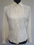 Navy WAVES Uniform: Jacket, Skirt & Blouse <br> (B-34" W-28" H-38")