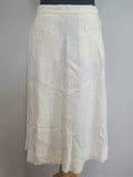 White WAVES Skirt <br> (28" Waist)