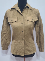 Women's Wool OD Blouse (30S) <br> (B-36" W-31.5")