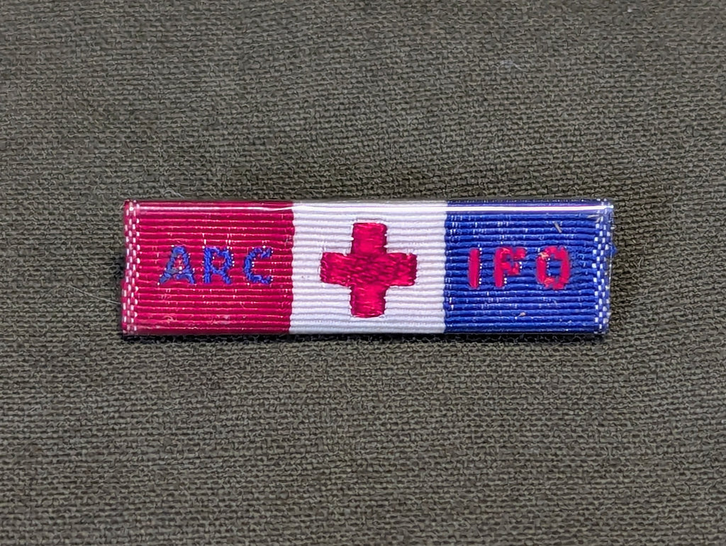 ARC IFO Ribbon Pin American Red Cross Insular and Foreign Operations