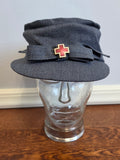 WWII American Red Cross ARC Women's Winter Service Hat Uniform Cap
