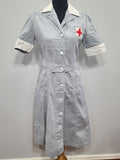 American Red Cross Short Sleeve Gray Lady Uniform Dress <br> (B-38" W-32" H-39")