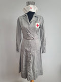 American Red Cross Gray Lady Uniform Dress & Hat <br> (B-38" W-29" H-37")