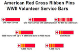 American Red Cross One Year Service Bar