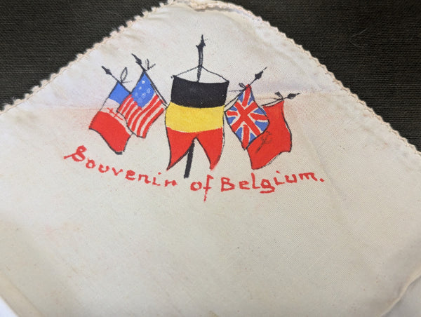 Belgium Allied Flags Hankie