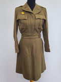 WWII British Made Women's Uniform Ike Jacket & Skirt WAC Army Nurse