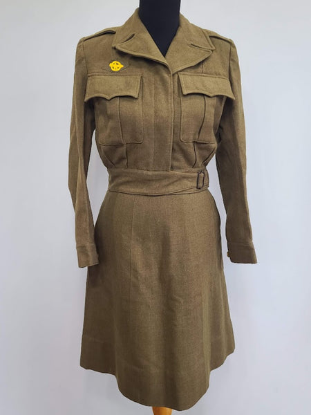 WWII British Made Women's Uniform Ike Jacket & Skirt WAC Army Nurse