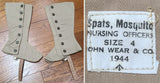 WWII British Nurse Officer Spats Nursing Leggings ATS