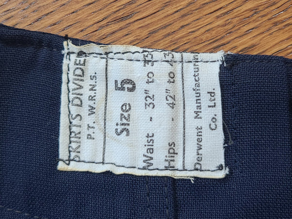 British WRNS PT Shorts Size 5 (32" Waist)