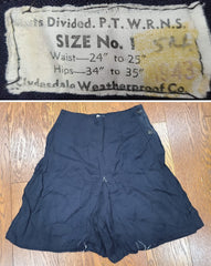 British W.R.N.S. PT Shorts 1943 <br> (W-24" H-34")