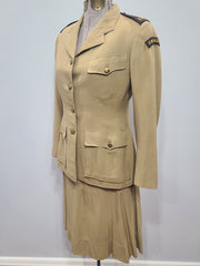 WWII CWAC Canadian Women's Army Corps WAC Uniform Jacket and Skirt
