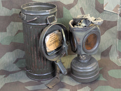 AEMA 1940 Gas Mask Can and Mask
