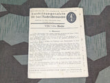 Ausbildungstafeln Nachrichtenwesen Morse Code Pamphlet