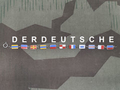 WWII German Der Deutsche KdF Ship Signal Flag Bracelet DAF