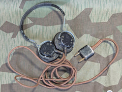 Dfh.a. 1944 German Field Radio Headset