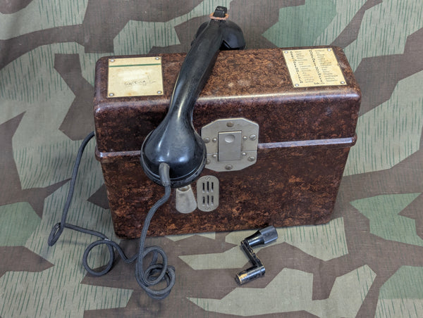 SABA 1940 FF33 Field Phone WORKING