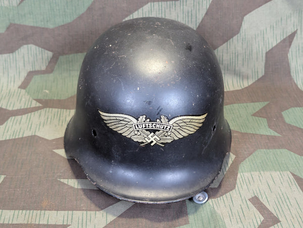 WWII German Luftschutz Helmet Shell