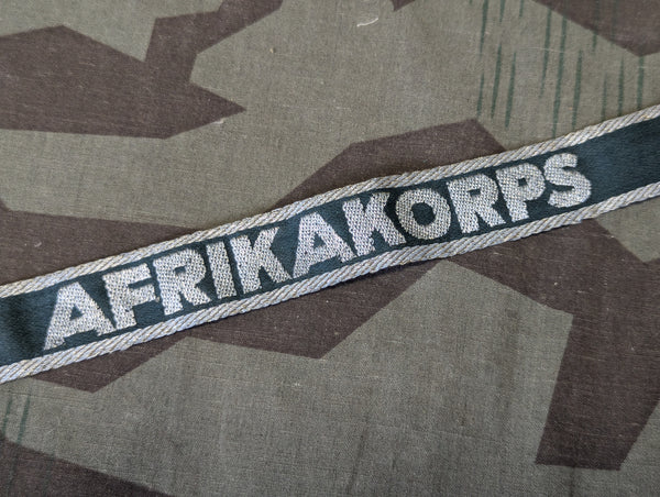 Original Afrika Korps Cuff Title