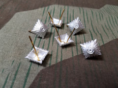 Reproduction WWII German Pips Silver Rank Insignia Pip Stars